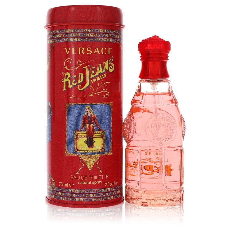 Red Jeans Eau De Toilette Spray By Versace - Size: 75 ml Eau De Toilette Spray