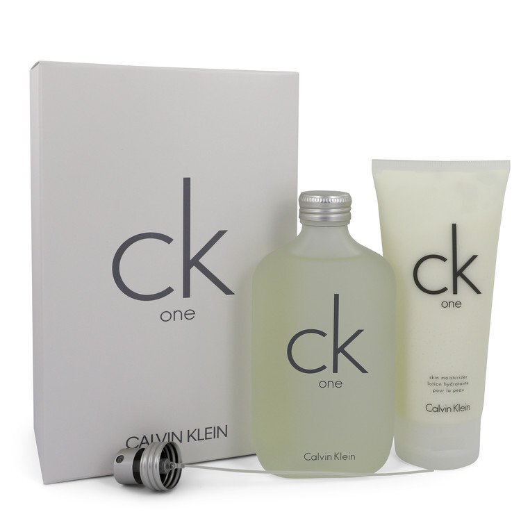 Ck One Gift Set By Calvin Klein - Size: 6.7 oz Eau De Toilette Spray + 6.7 oz Body Moisturizer