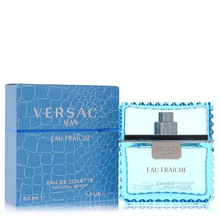 Versace Man Eau Fraiche Eau De Toilette Spray (Blue) By Versace - Size: 50 ml Eau Fraiche Eau De Toilette Spray