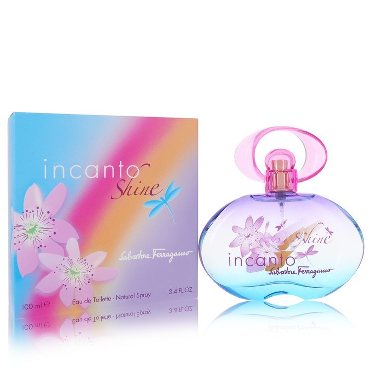 Incanto Shine Eau De Toilette Spray By Salvatore Ferragamo - Size: 100 ml Eau De Toilette Spray
