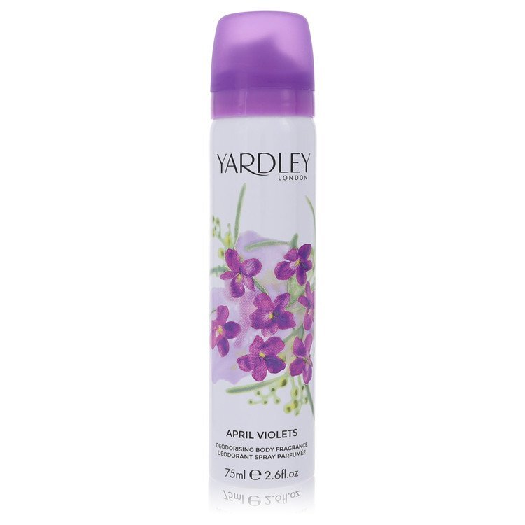 April Violets Body Spray By Yardley London - Size: 77 ml Body Spray