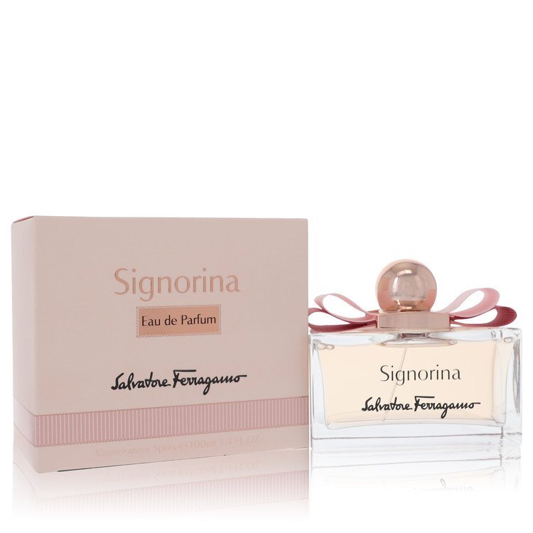 Signorina Eau De Parfum Spray By Salvatore Ferragamo - Size: 100 ml Eau De Parfum Spray
