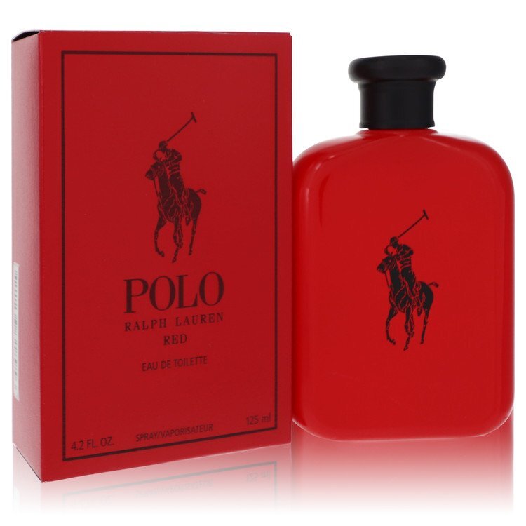 Polo Red Eau De Toilette Spray By Ralph Lauren - Size: 125 ml Eau De Toilette Spray