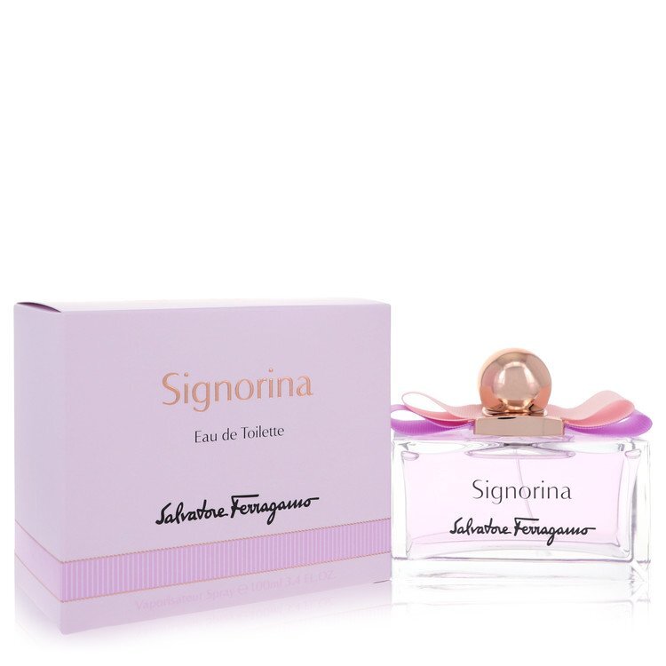 Signorina Eau De Toilette Spray By Salvatore Ferragamo - Size: 100 ml Eau De Toilette Spray