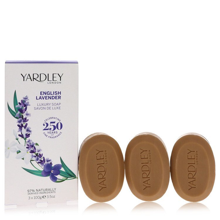 English Lavender 3 x 3.5 oz Soap By Yardley London - Size: 104 ml 3 x 3.5 oz Soap