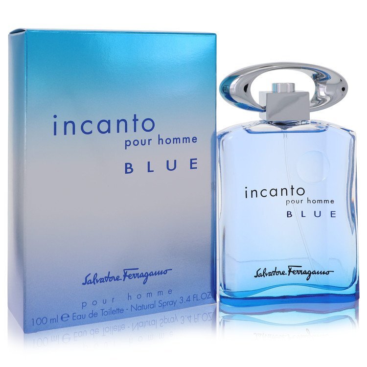 Incanto Blue Eau De Toilette Spray By Salvatore Ferragamo - Size: 100 ml Eau De Toilette Spray