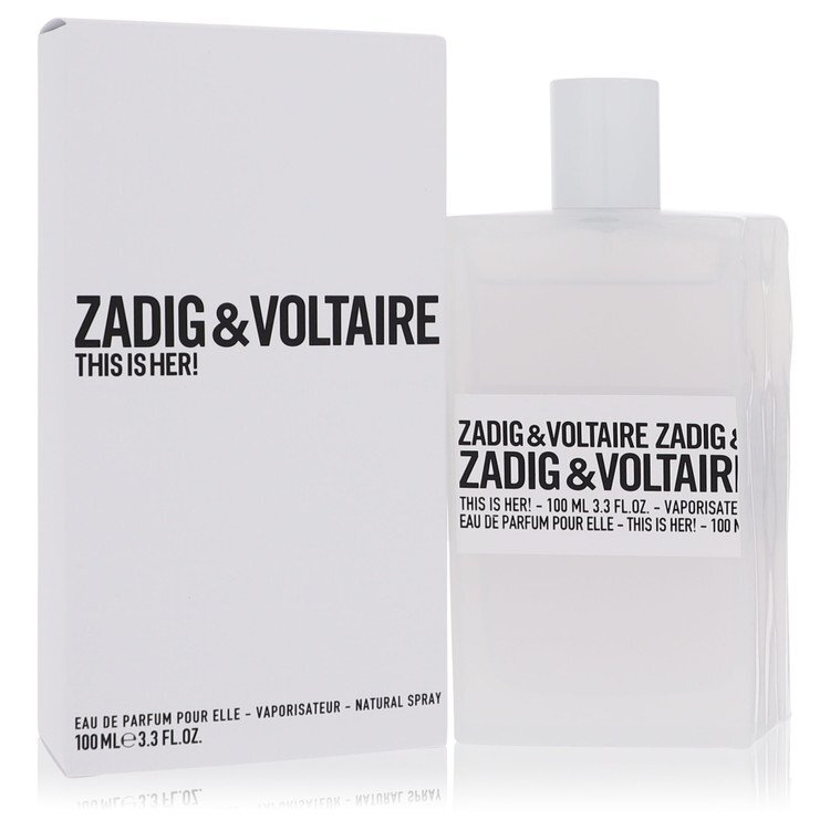 This Is Her Eau De Parfum Spray By Zadig & Voltaire - Size: 100 ml Eau De Parfum Spray