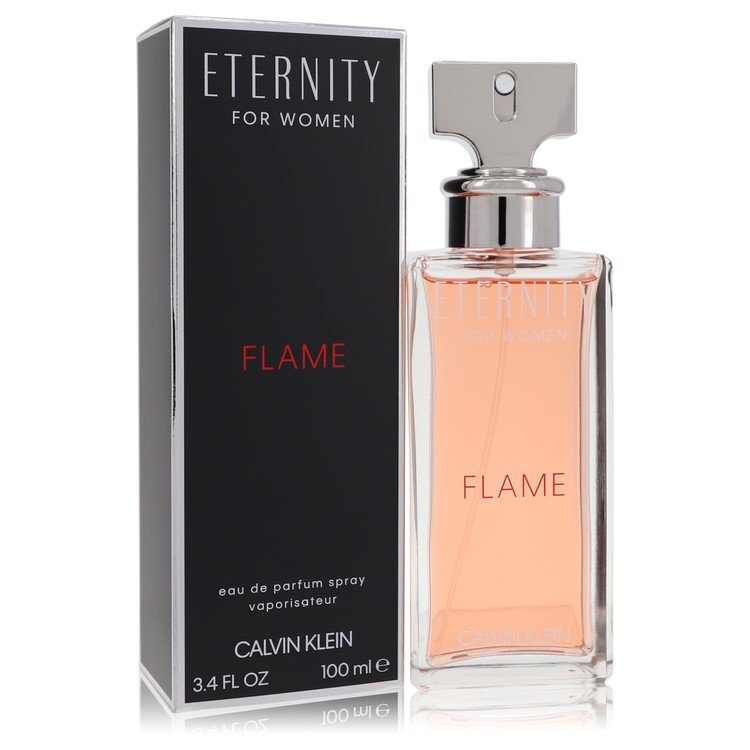 Eternity Flame Eau De Parfum Spray By Calvin Klein - Size: 100 ml Eau De Parfum Spray