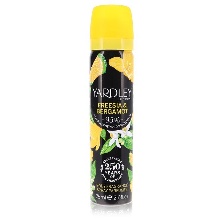 Yardley Freesia & Bergamot Body Fragrance Spray By Yardley London - Size: 77 ml Body Fragrance Spray