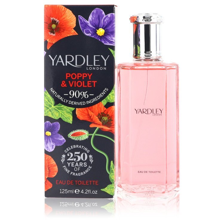 Yardley Poppy & Violet Eau De Toilette Spray By Yardley London - Size: 125 ml Eau De Toilette Spray