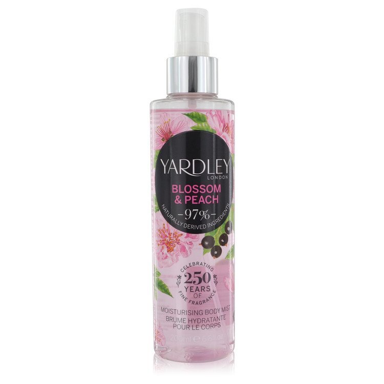 Yardley Blossom & Peach Moisturizing Body Mist By Yardley London - Size: 200 ml Moisturizing Body Mist