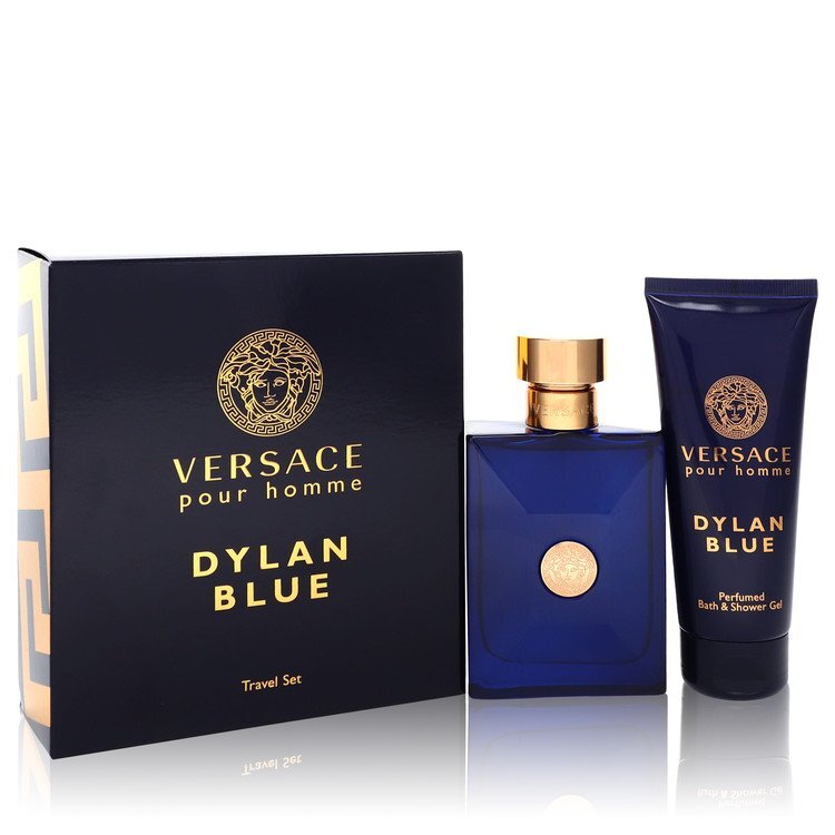 Versace Pour Homme Dylan Blue Gift Set By Versace - Size: 3.4 oz Eau de Toilette Spray + 3.4 oz Shower Gel