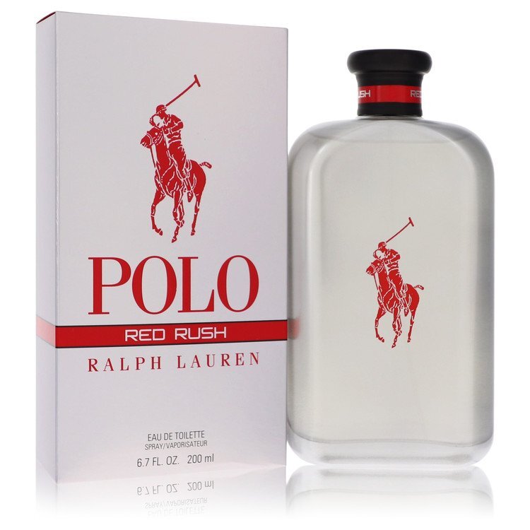 Polo Red Rush Eau De Toilette Spray By Ralph Lauren - Size: 200 ml Eau De Toilette Spray