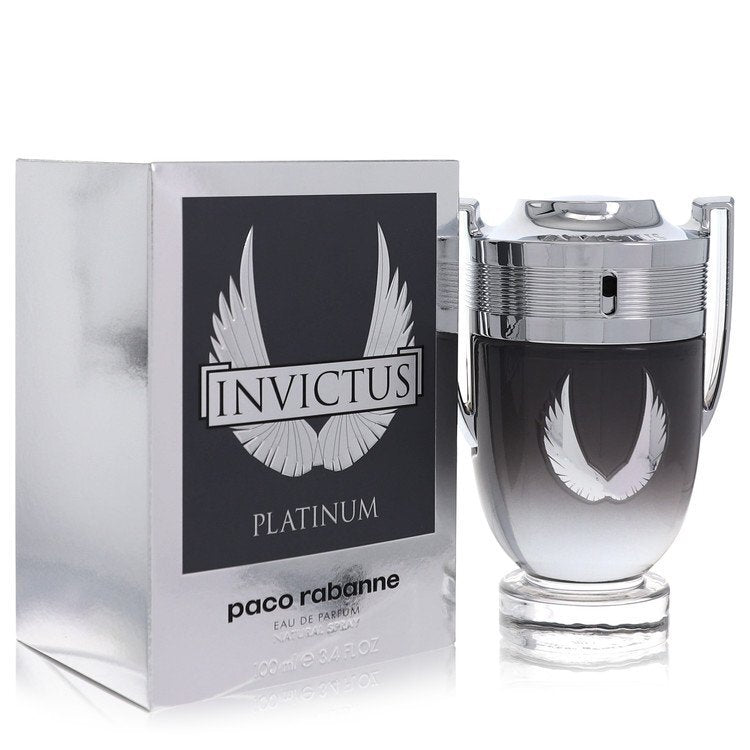 Invictus Platinum Eau De Parfum Spray By Paco Rabanne - Size: 100 ml Eau De Parfum Spray