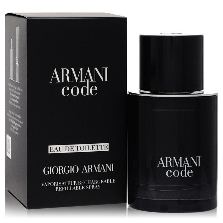 Armani Code Eau De Toilette Spray Refillable By Giorgio Armani - Size: 50 ml Eau De Toilette Spray Refillable