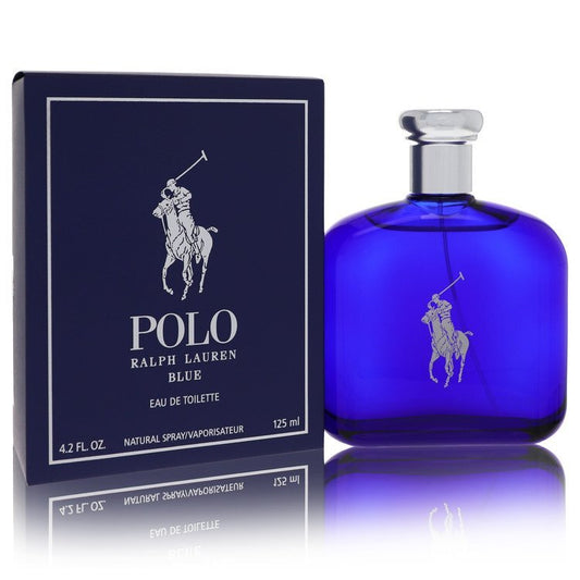Polo Blue Eau De Toilette Spray By Ralph Lauren - Size: 125 ml Eau De Toilette Spray