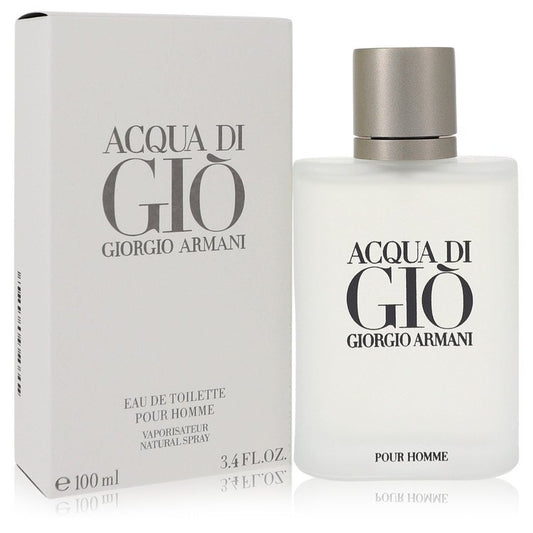 Acqua Di Gio Eau De Toilette Spray By Giorgio Armani - Size: 100 ml Eau De Toilette Spray