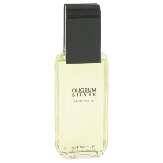 Quorum Silver Eau De Toilette Spray (Tester) By Puig - Size: 100 ml Eau De Toilette Spray