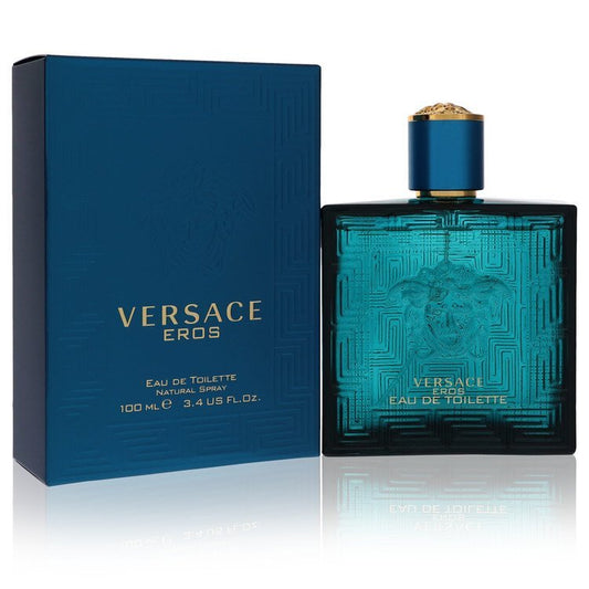 Versace Eros Eau De Toilette Spray By Versace - Size: 100 ml Eau De Toilette Spray