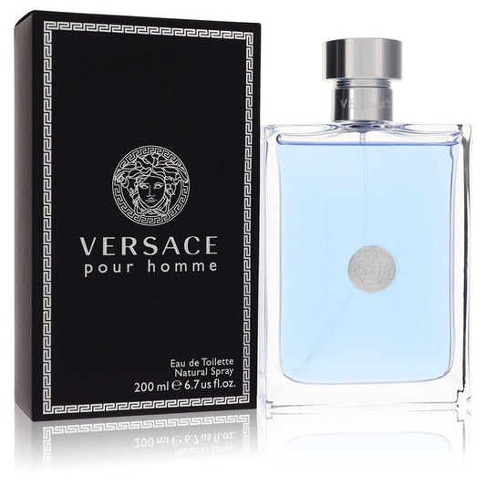Versace Pour Homme Eau De Toilette Spray By Versace - Size: 200 ml Eau De Toilette Spray
