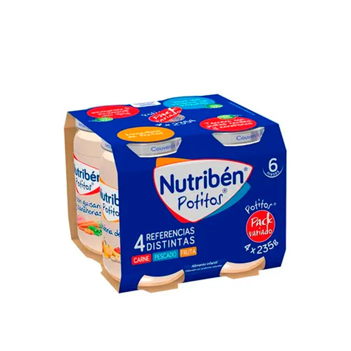 Nutriben Baby Food Mix Pack 4x 235g