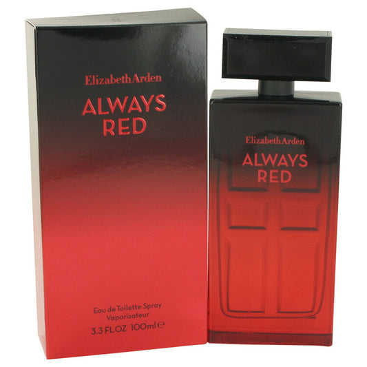Always Red Eau De Toilette Spray By Elizabeth Arden - Size: 100 ml Eau De Toilette Spray