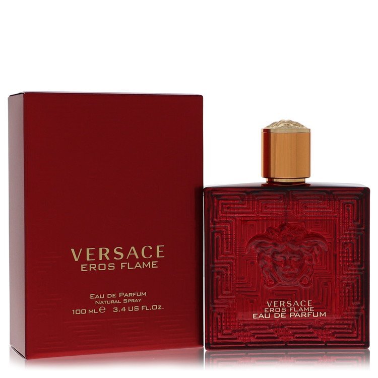Versace Eros Flame Eau De Parfum Spray By Versace - Size: 100 ml Eau De Parfum Spray