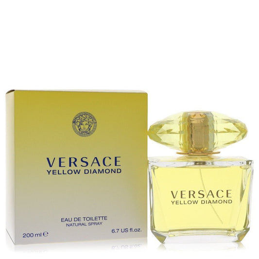 Versace Yellow Diamond Eau De Toilette Spray By Versace - Size: 200 ml Eau De Toilette Spray