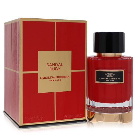 Sandal Ruby Eau De Parfum Spray (Unisex) By Carolina Herrera - Size: 100 ml Eau De Parfum Spray