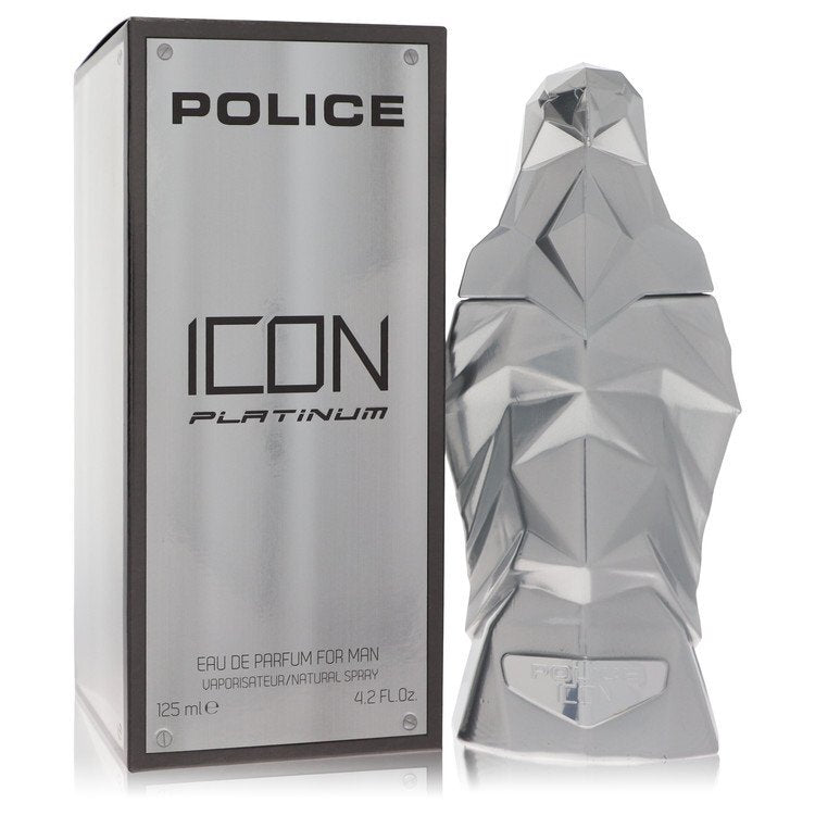 Police Icon Platinum Eau De Parfum Spray By Police Colognes - Size: 125 ml Eau De Parfum Spray