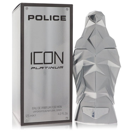 Police Icon Platinum Eau De Parfum Spray By Police Colognes - Size: 125 ml Eau De Parfum Spray