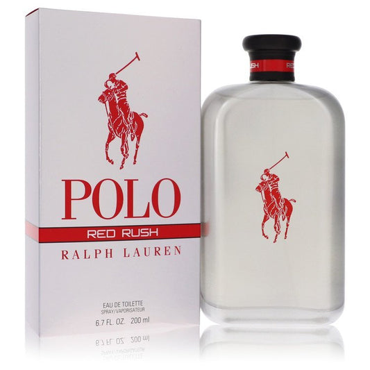 Polo Red Rush Eau De Toilette Spray By Ralph Lauren - Size: 200 ml Eau De Toilette Spray