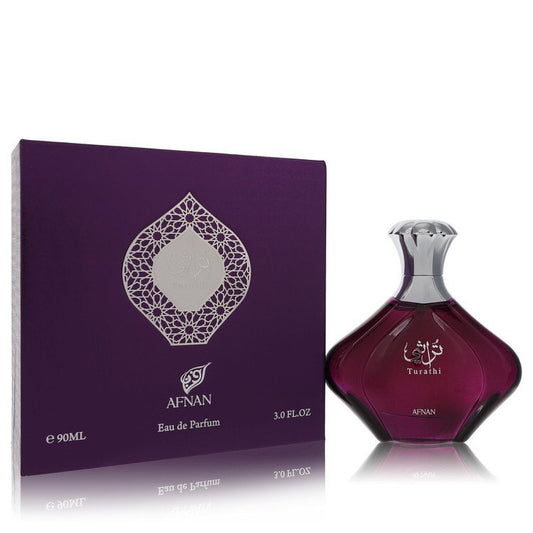 Afnan Turathi Purple Eau De Parfum Spray By Afnan - Size: 90 ml Eau De Parfum Spray