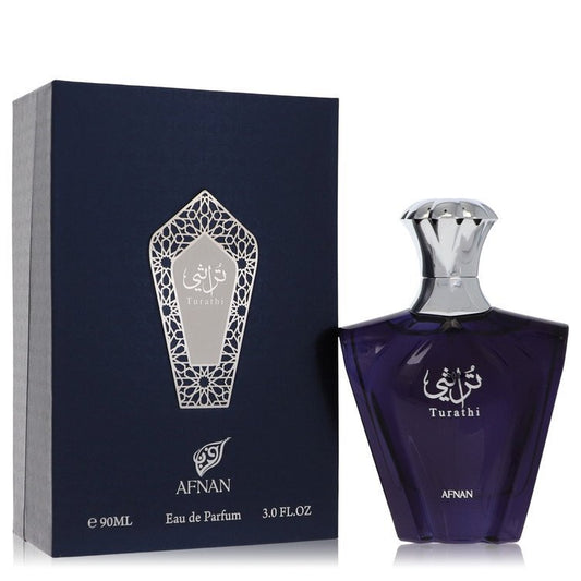 Afnan Turathi Blue Eau De Parfum Spray By Afnan - Size: 90 ml Eau De Parfum Spray