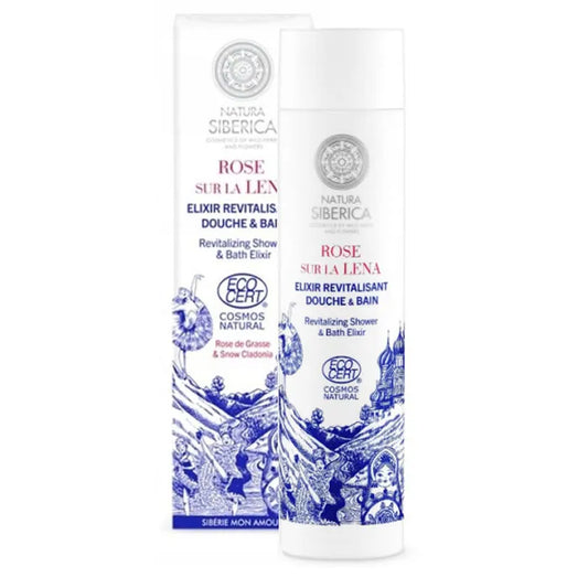 Natura Siberica Lena Rose Revitalizing Shower And Bath Elixir 200ml
