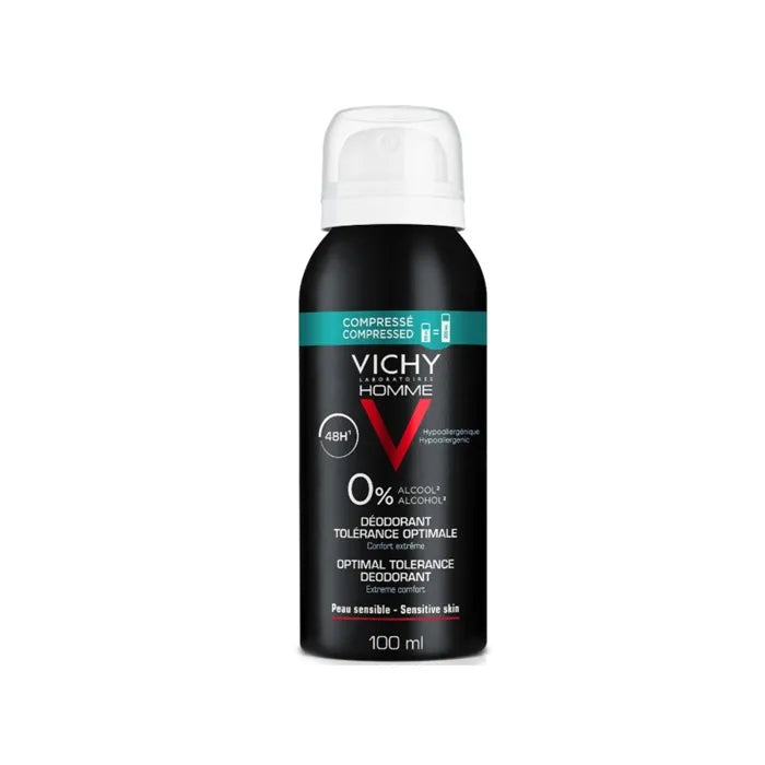 Vichy Homme Tolérance Optimale Format Compressé 100ml